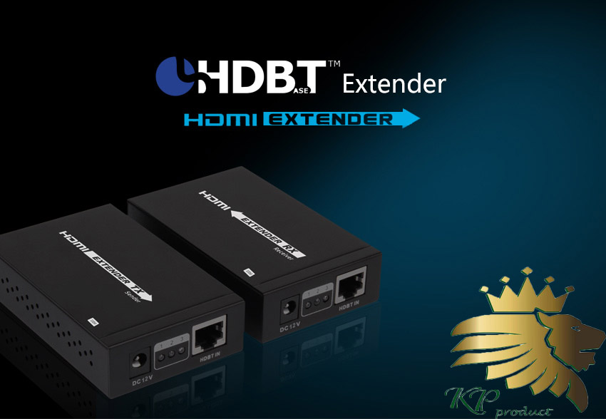 افزایش طول HDMI برروی CAT6 برد 100 متر با فناوری HDBaseT با IR برندlenkeng مدل LKV375-100 LKV375-100 HDbaseT Extender100M