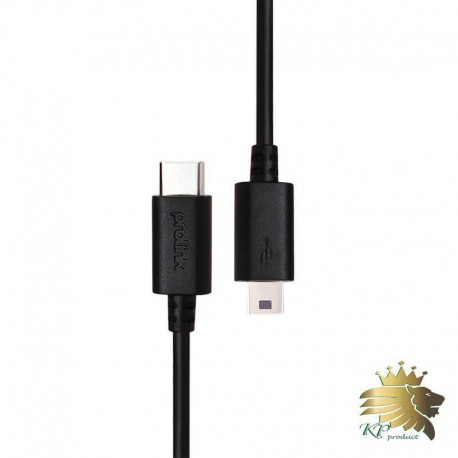 کابل تبديل USB Type C به miniUSB پرولينک مدل PB481-0100
