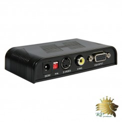 باکس تبدیل PC به TV خروجی Composite & S-Video & VGA برند LenKeng مدل LKV2000N