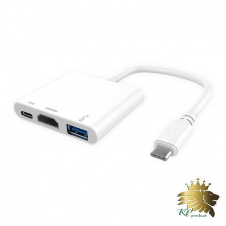 تبدیل USB-C به USB-C / HDMI / USB3.0 پرولینک MP459