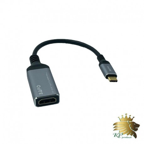 تبدیل تایپ USB-C به HDMI بافو مدل BF-2636 4K