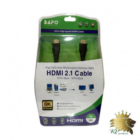 کابل HDMI پنج متری بافو ورژن 2.1 8K