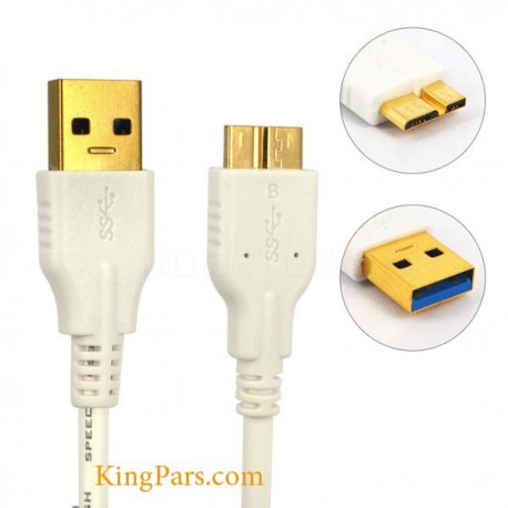 کابل تبدیل سر سوکت طلایی 1.5 متری Micro USB3.0 به USB3.0 نر بافو