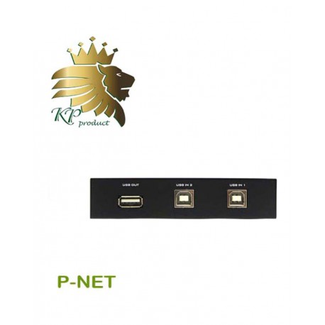 دیتا سوئیچ USB اتوماتیک 2 پورت P net