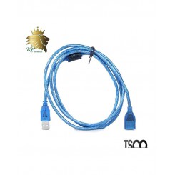 کابل USB افزایش طول شیلدار 1.5 متری TSCO مدل TC04