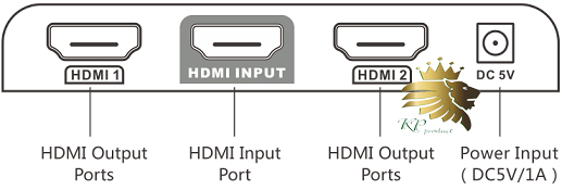 LKV312EDID 1x2 HDMI Splitter